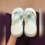 پاپوش اسلیپر زنانه لا انگشتی پروانه ای سبز فروشگاه آنلاین کفش و کتونی و صندل وبوت زنانه قدمک کتونی ارزان